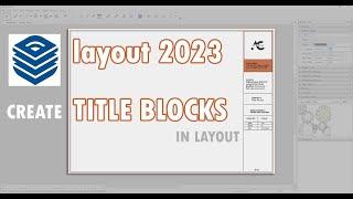 Layout Sketchup Tutorial - How TO Create A Title Block In Layout