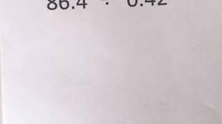 Dividing Decimals