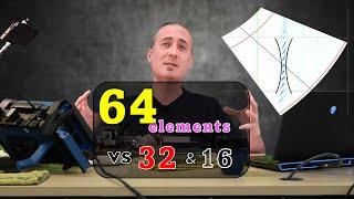 PAUT 64-elements vs 32 & 16