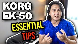 KORG EK-50 - Learn to Set Sounds & Rhythms