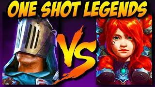 One Shot Legends! Who Wins Where? Gala Longbraids vs Faceless