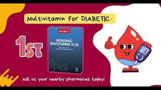 MULTIVITAMIN FOR DIABETICS!  STOPS DIABETES FROM GETTING WORSE!