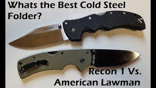 Best Cold Steel Knife? Recon 1 VS American Lawman