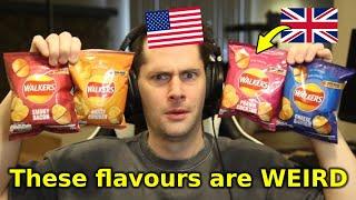 American Tries British Crisps For the First Time