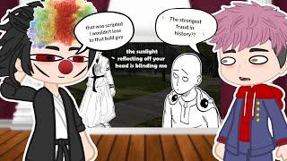 Jujutsu kaisen react to Sukuna messed with the wrong bald guy... ll pharpy and monixir jjk scitts