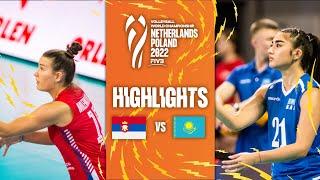  SRB vs.  KAZ - Highlights  Phase 1 | Women's World Championship 2022