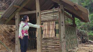 17 year old single mother cuts bamboo, builds house | Ly Tieu Mai