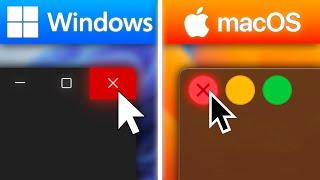 41 Simple Tasks on Windows vs. MacOS