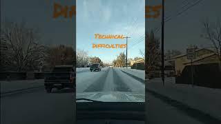 Hyperlapse Kohls to Target in the Snow | Billings, MT | #shorts