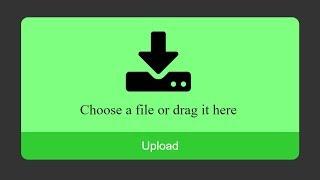 CSS & JS - Drag and Drop File Uploading [Front End Only]