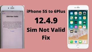 Carrier Lock!Sim Not Valid Fix on IOS 12.4.9 Latest Method 2021.