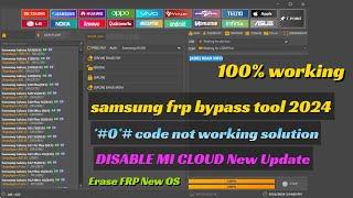 New tool update V4.6.4.4 fix | SAMSUNG FRP BYPASS 2024 | MI Unlock tool | Erase FRP New OS