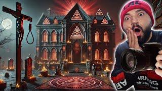 HAUNTED ABANDONED ILLUMINATI MANSION BLOOD / NOOSE FOUND!