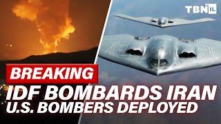 BREAKING: Iran Missiles RAIN DOWN On Israel; U.S. Bombers, Fleet DEPLOYED Outside Iran | TBN Israel