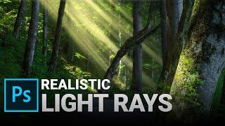 Add realistic Light Rays with Adobe Photoshop (Brush in description)