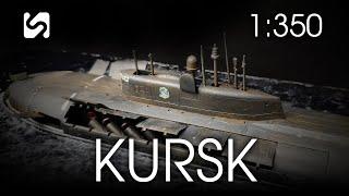 KURSK Nuclear Submarine  1/350 / Resin Art