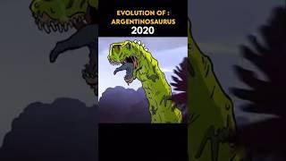 Argentinosaurs evolution #jurassicworld #dinosaurs #edit #new #evolution #jurassic #youtubeshorts
