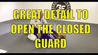 Great Detail To Open The Closed Guard by Dan McCarthy