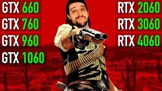 Red Dead Redemption 1 - GTX 660, 760, 960, 1060, RTX 2060, 3060, 4060 !!