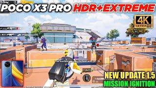 POCO X3 PRO HDR+EXTREME (4K) 60 FPS PUBG TEST I NEW UPDATE 1.5 | POCO X3 PRO PUBG WITH FPS METER