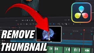 HIDE THUMBNAIL when dragging in Davinci Resolve 19