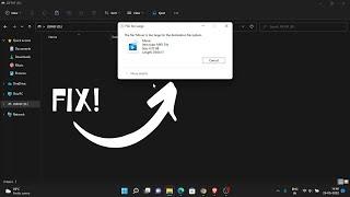 How to F!x : File is too large for destination file system for Pen drive and USB On Windows 11