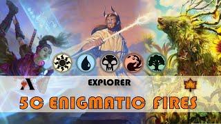 🟢 5C Enigmatic Fires | Explorer/Pioneer - MTG Arena | BLB - Bo3