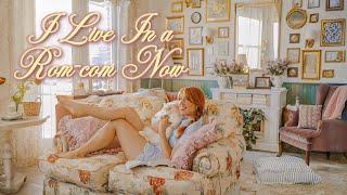 Turning my Millennial Grey Apartment into a *Romcom Set*  (miss honey meets you've got mail!)