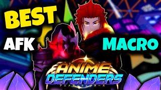 The Best AFK Macro For Rerolls In Anime Defenders!