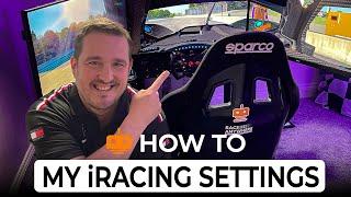 My iRacing Settings