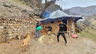 The struggle of a nomadic family in the Zagros Mountains and the hardships of life