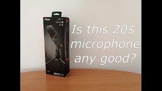 Unboxing and testing Trust mico gxt 212 usb microphone