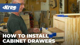 How to Install Cabinet Drawers