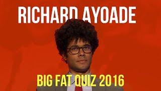 Richard Ayoade BIG FAT QUIZ COMPILATION | 2016