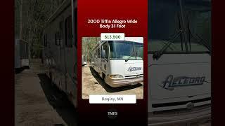 New Listings in All Tiffin RVs For Sale