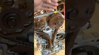 3ZZ-FE 1.6L engine timing chain marks 