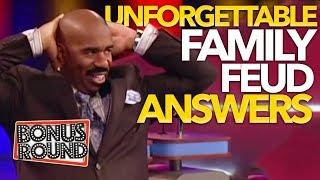 UNFORGETTABLE FAMILY FEUD Answers & Steve Harvey Funny Moments On Family Feud USA!