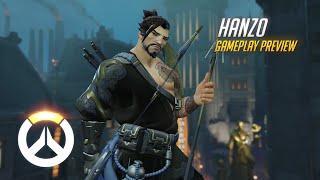 Hanzo Gameplay Preview | Overwatch | 1080p HD, 60 FPS