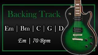 Em Melodic BACKING TRACK  | 70 Bpm