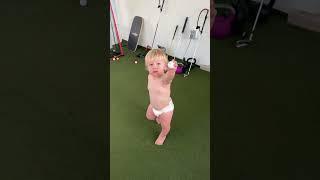 Start Them Young! This Baby Golfer’s Swing is INSANE! "