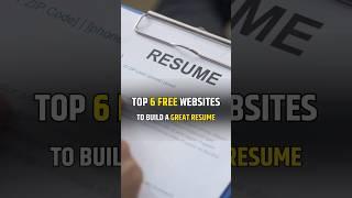 Top FREE Websites for Resumes