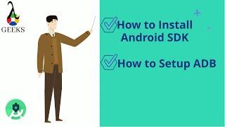 How to Setup ADB in Windows | How to install Android SDK Manager