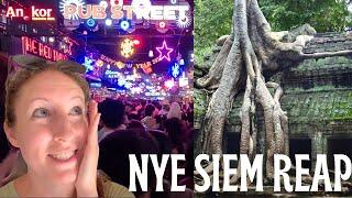 New Year's Eve in SIEM REAP Cambodia  Angkor Wat Temples & NYE Pub Street