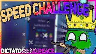 SPEED Challenge [Dictators:no peace]