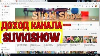 Доход канала SlivkiShow на Youtube