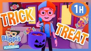 Roblox Blippi Trick-or-Treating Gameplay  Blippi Roblox | Gaming For Kids | After School Club