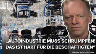 KONJUNKTUR: Ökonomen bleiben pessimistisch! Ifo-Präsident fordert: "Autoindustrie muss schrumpfen!"