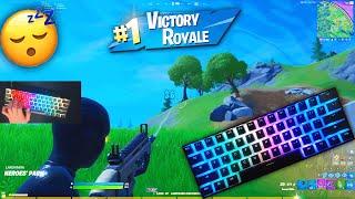 [5 HOUR] Relaxing & Sleeping LoFi Mechanical Keyboard Sounds ASMR Fortnite Gameplay | 100K Special