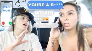 CALLING MY GF'S MOM A B*TCH PAYBACK PRANK *she freaks out*