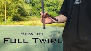 Full Twirl - Обучение лёгкому трюку на ноже бабочке для Новичков | How to Full Twirl